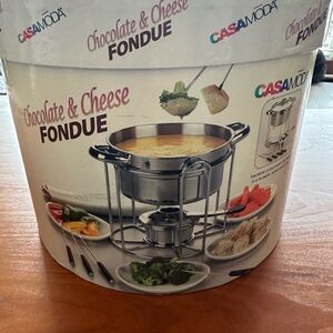 Casamoda Stainless Steel Fondue Set 12 pieces Never Used